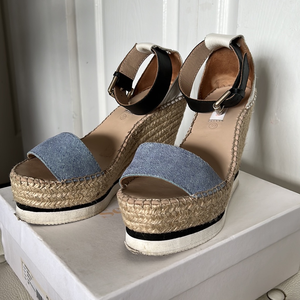 See By Chloe Espadrille Platform Sandals